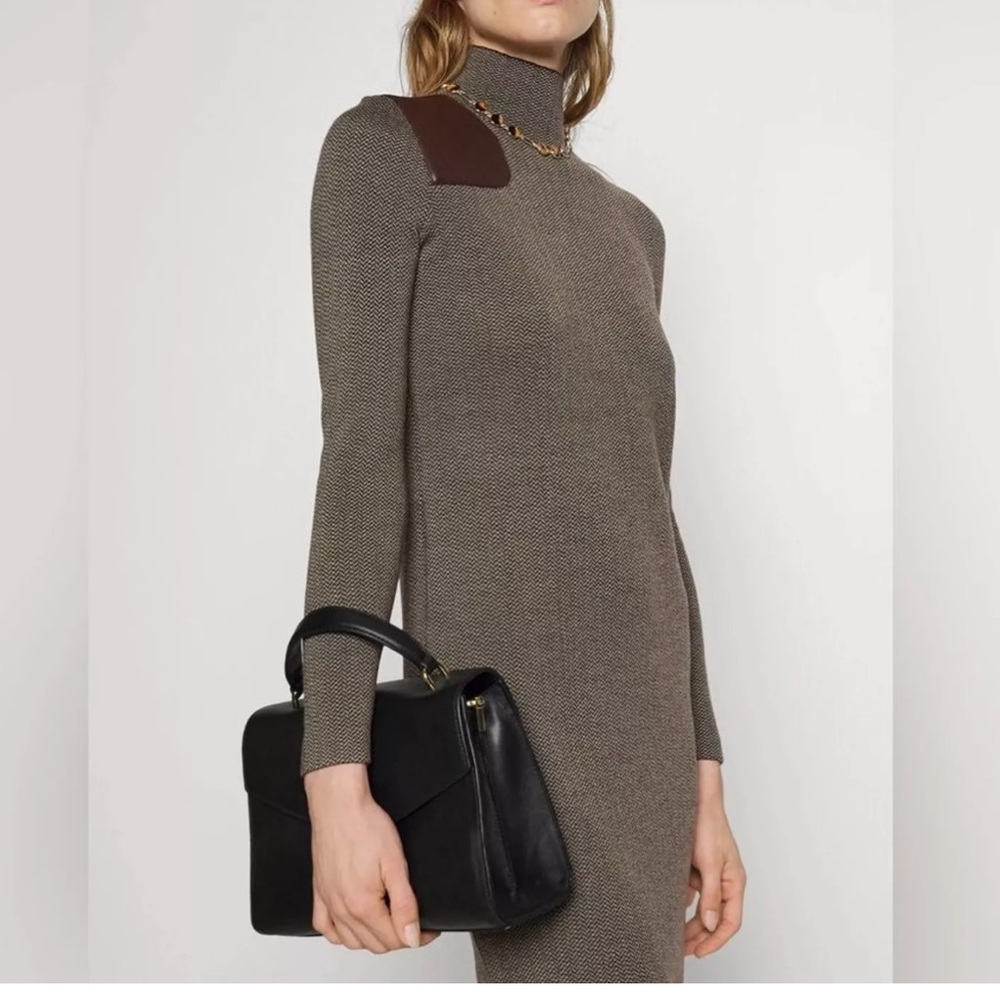 Lauren Ralph Lauren Gianpaolo Wool Knit Brown Dress Size 2X